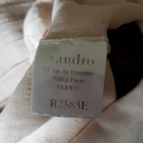 Sandro Paris Blush Strapless Mini Dress 1 Small - Picture 5 of 5